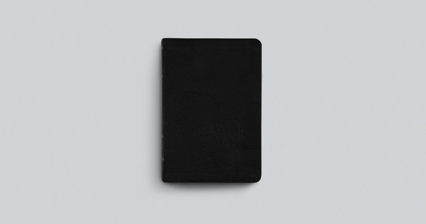 ESV Study Bible, Personal Size, Genuine Leather, Black